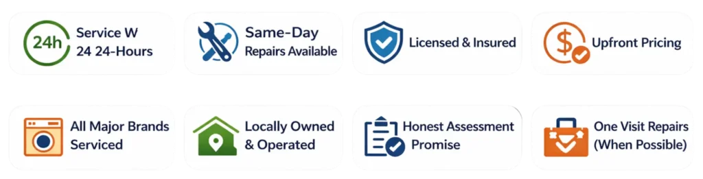 Trusted Appliance Repair Service Badges in Albany NY