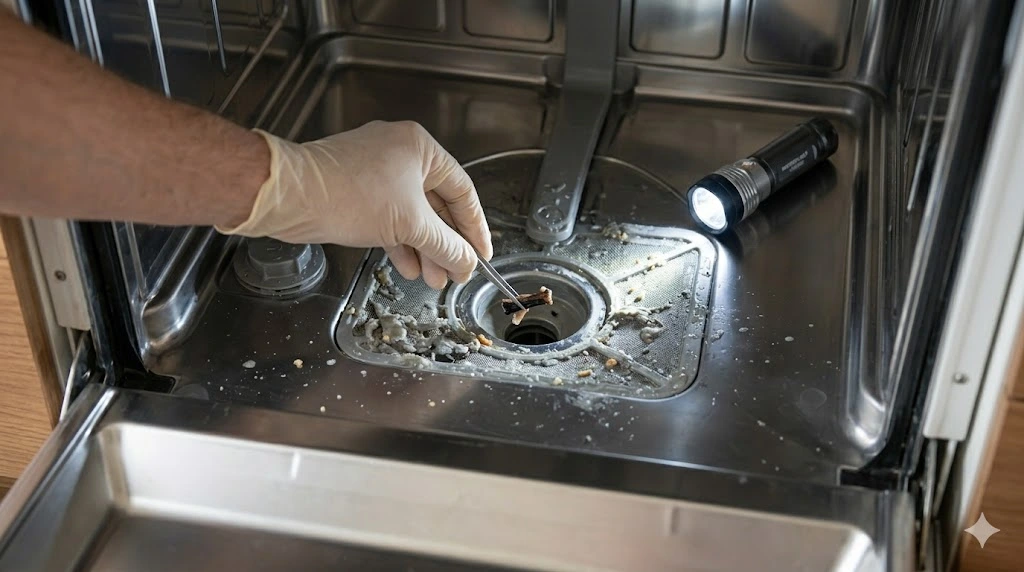 Clearing a Clogged Dishwasher Drain
