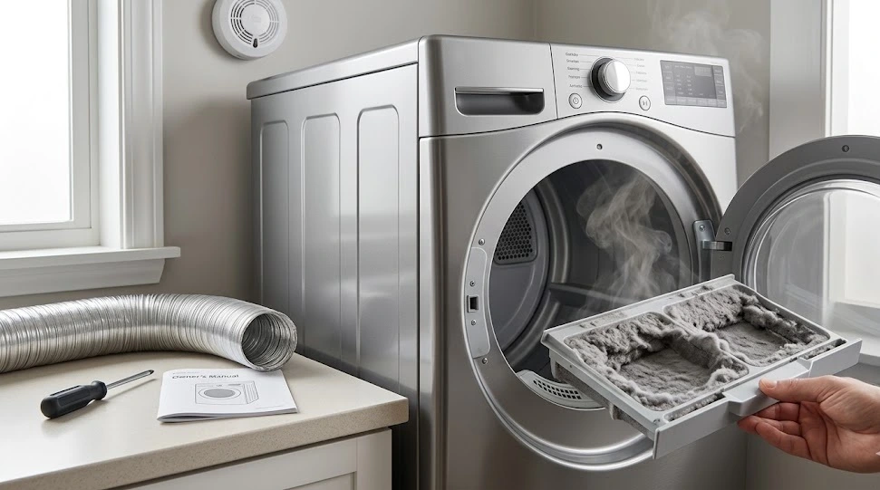 Burning Smell From Dryer? Warning Signs You Can't Ignore